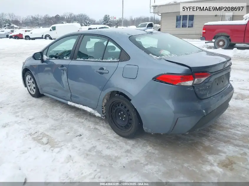 5YFEPMAE9MP208697 2021 Toyota Corolla Le