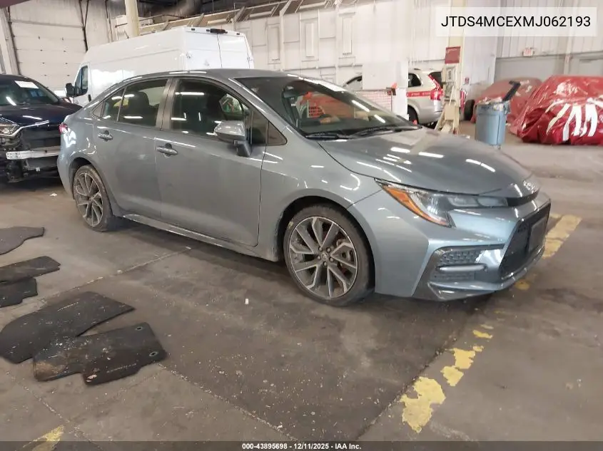 JTDS4MCEXMJ062193 2021 Toyota Corolla Se