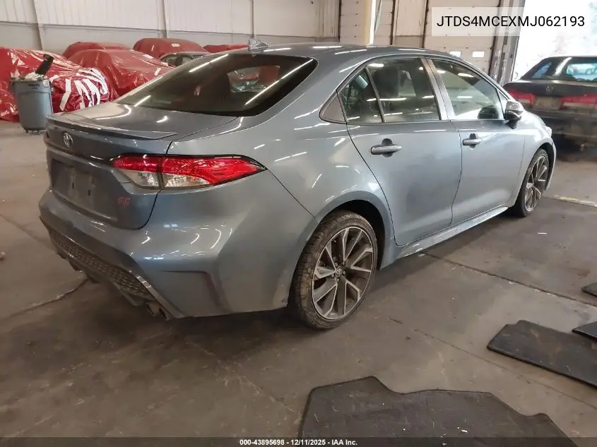 JTDS4MCEXMJ062193 2021 Toyota Corolla Se