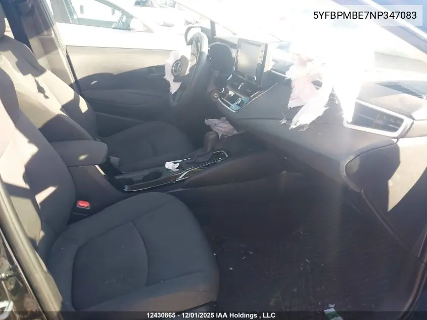 5YFBPMBE7NP347083 2022 Toyota Corolla
