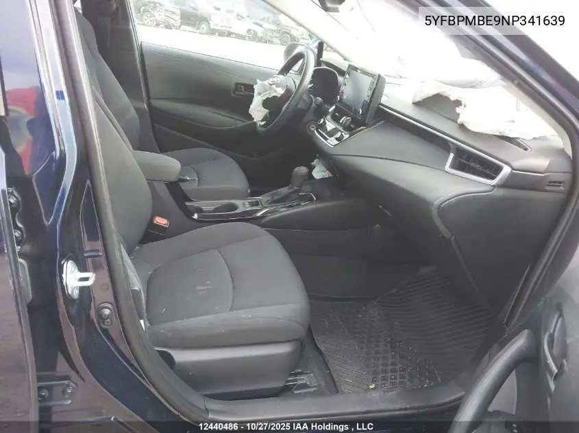 5YFBPMBE9NP341639 2022 Toyota Corolla Le/Xle
