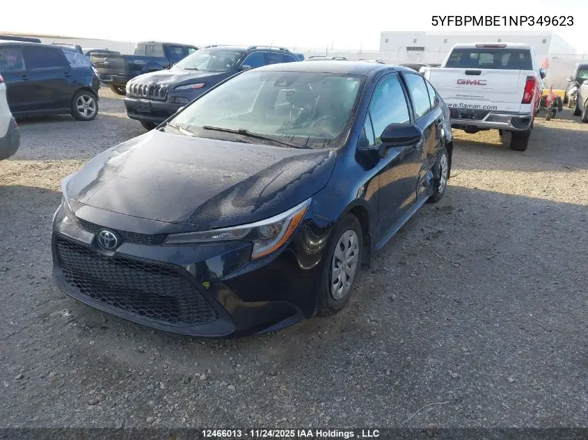 5YFBPMBE1NP349623 2022 Toyota Corolla