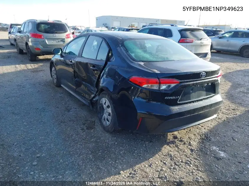 5YFBPMBE1NP349623 2022 Toyota Corolla
