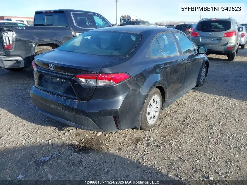 5YFBPMBE1NP349623 2022 Toyota Corolla