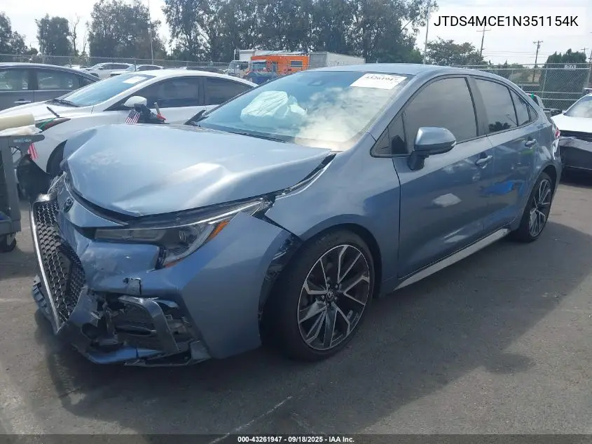 JTDS4MCE1N3511542 2022 Toyota Corolla Se