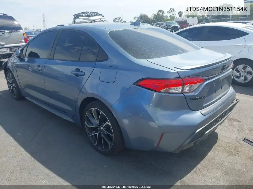 JTDS4MCE1N3511542 2022 Toyota Corolla Se