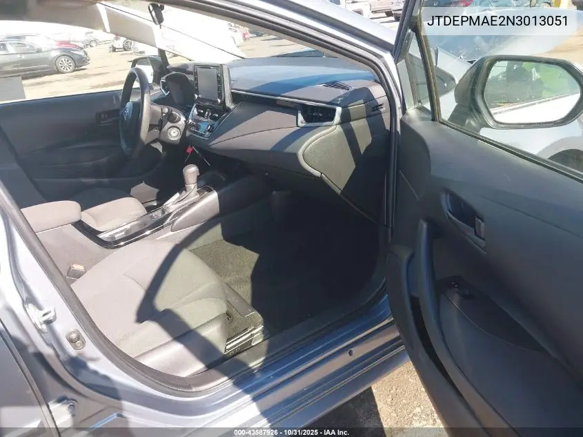 JTDEPMAE2N3013051 2022 Toyota Corolla Le