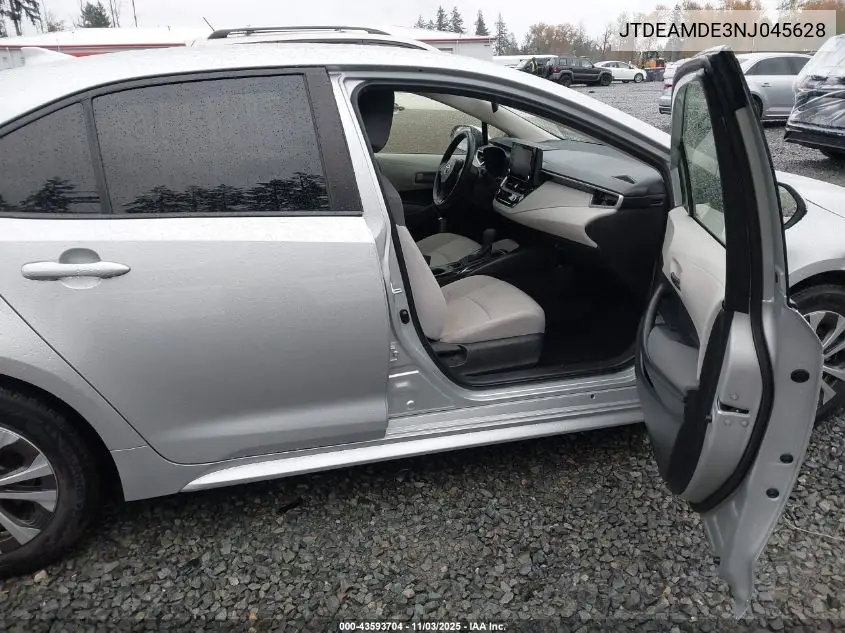 JTDEAMDE3NJ045628 2022 Toyota Corolla Hybrid Le