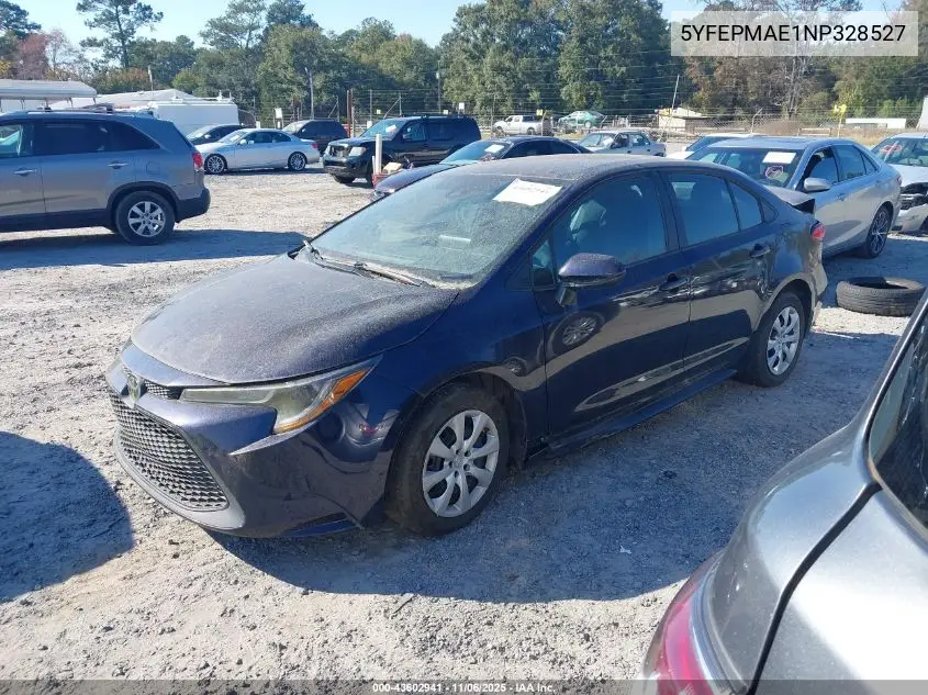 5YFEPMAE1NP328527 2022 Toyota Corolla Le