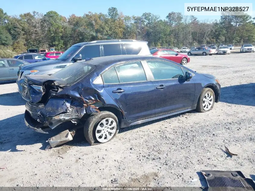 5YFEPMAE1NP328527 2022 Toyota Corolla Le