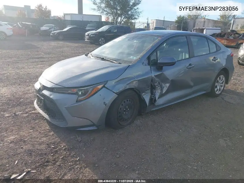 5YFEPMAE3NP283056 2022 Toyota Corolla Le
