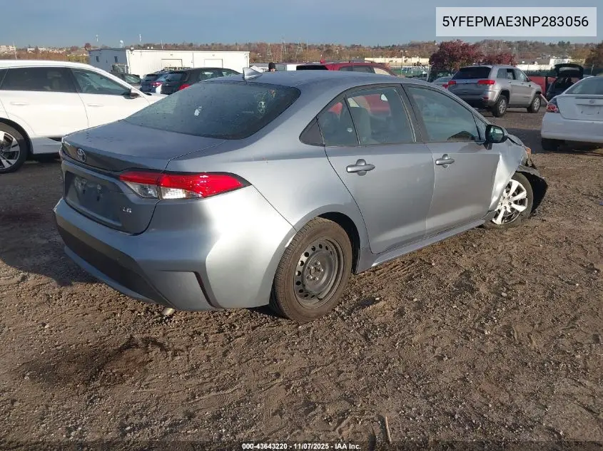 5YFEPMAE3NP283056 2022 Toyota Corolla Le