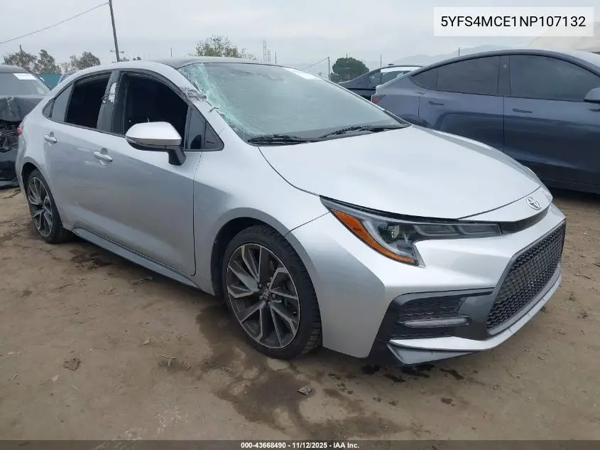 5YFS4MCE1NP107132 2022 Toyota Corolla Se