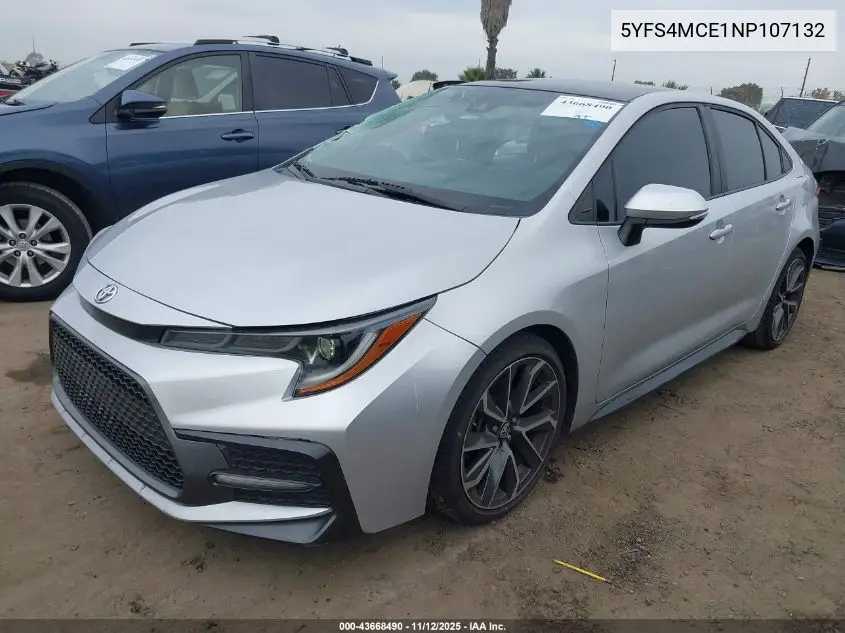 5YFS4MCE1NP107132 2022 Toyota Corolla Se