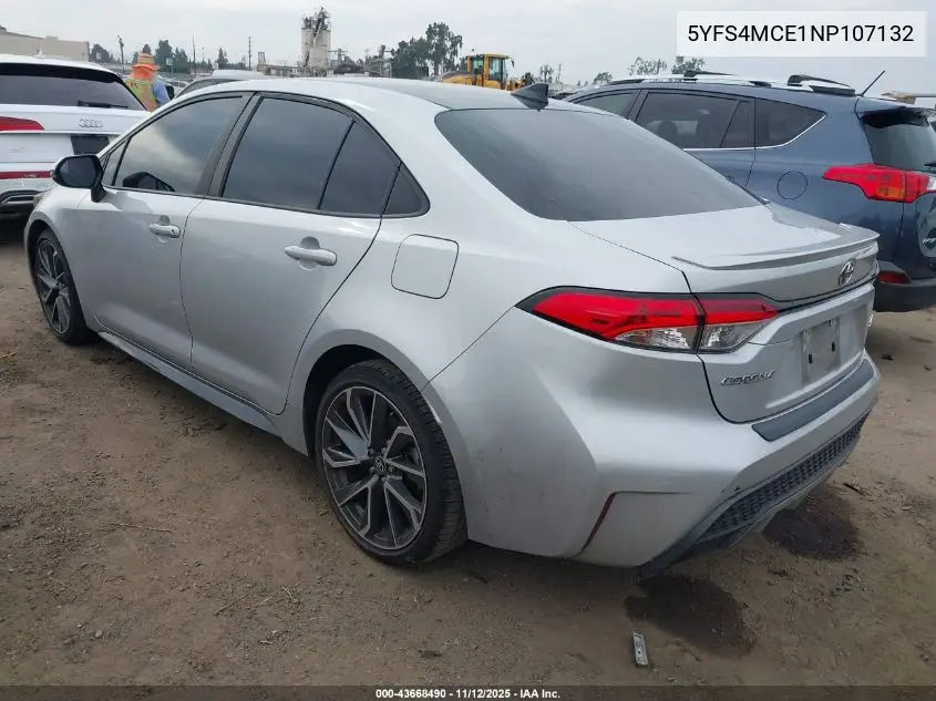 5YFS4MCE1NP107132 2022 Toyota Corolla Se
