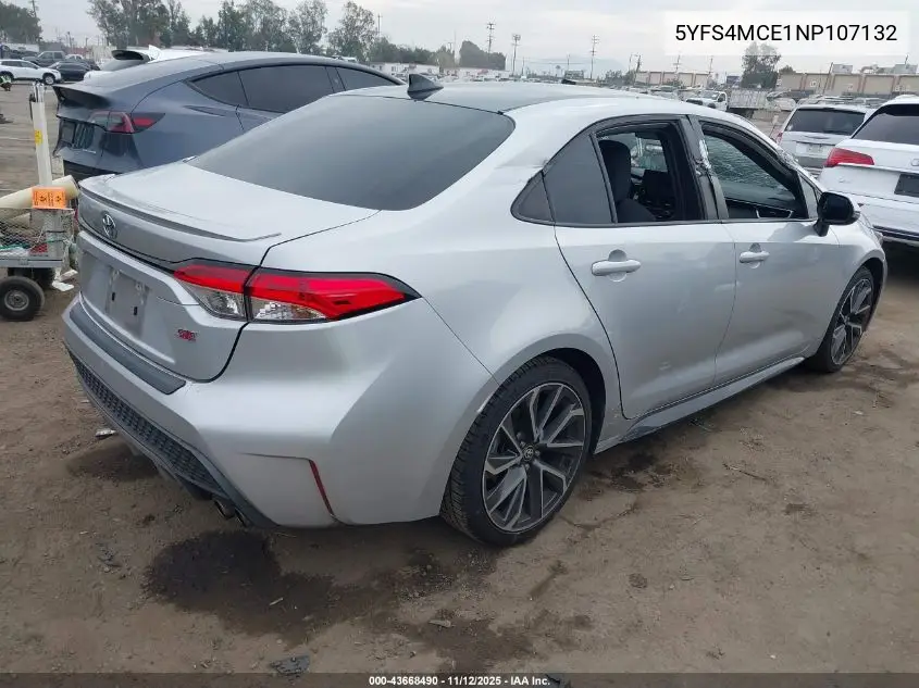 5YFS4MCE1NP107132 2022 Toyota Corolla Se