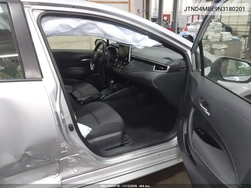 JTND4MBE9N3180201 2022 Toyota Corolla Se