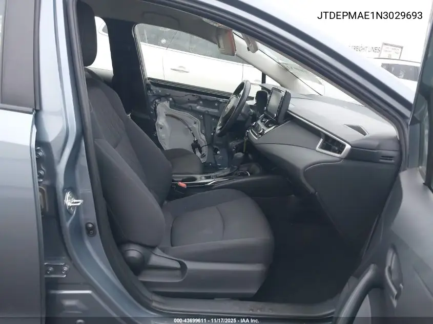 JTDEPMAE1N3029693 2022 Toyota Corolla Le