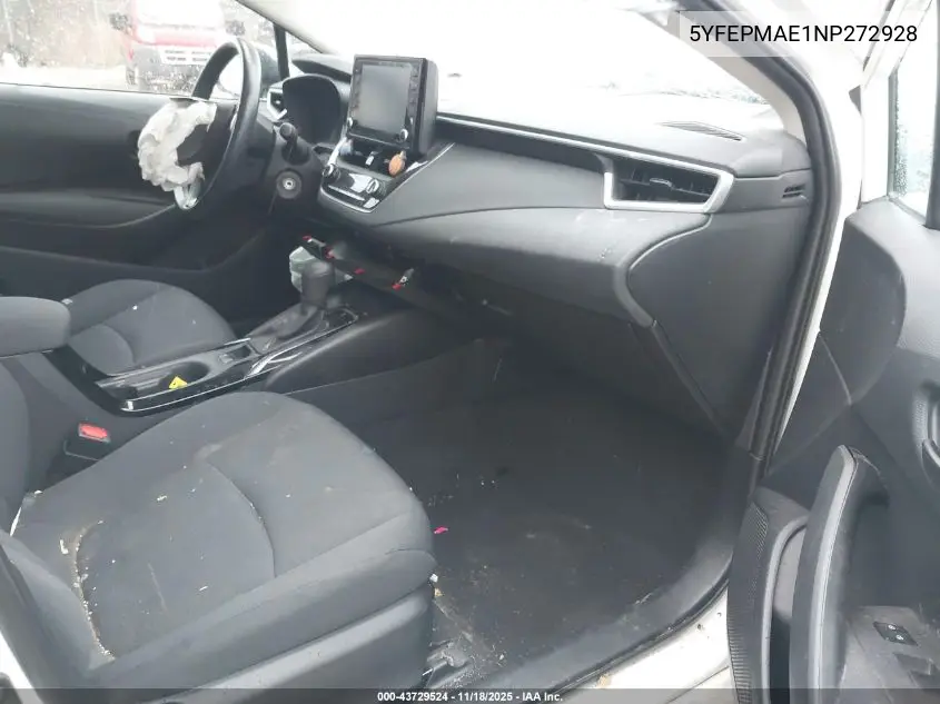 5YFEPMAE1NP272928 2022 Toyota Corolla Le