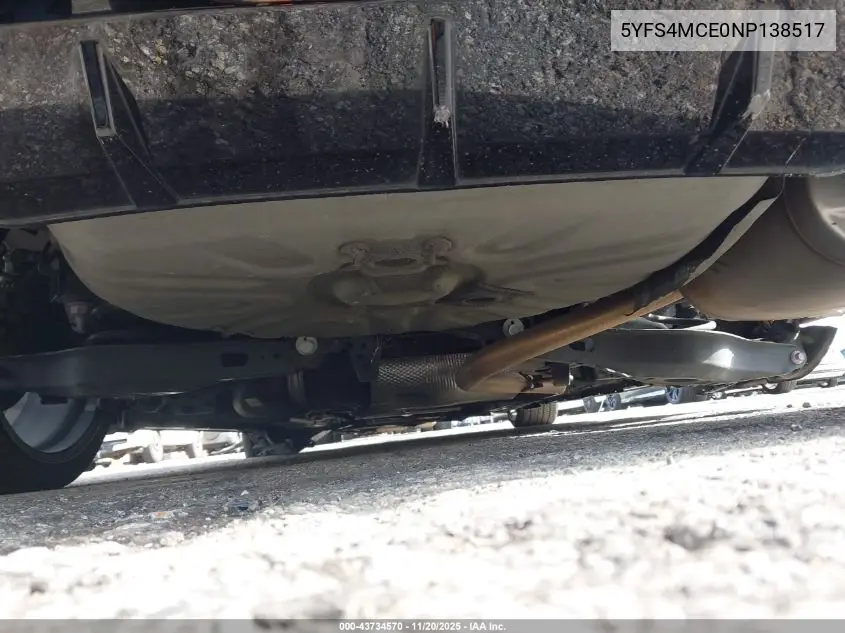 5YFS4MCE0NP138517 2022 Toyota Corolla Se Apex Edition