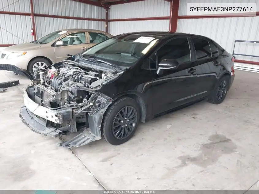 5YFEPMAE3NP277614 2022 Toyota Corolla Le