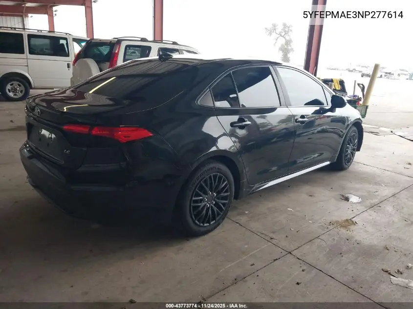 5YFEPMAE3NP277614 2022 Toyota Corolla Le