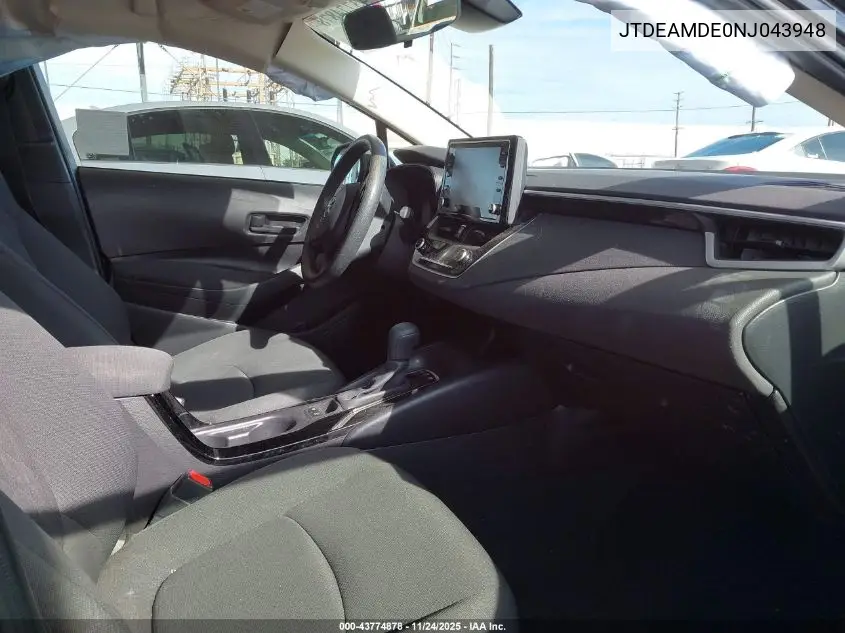 JTDEAMDE0NJ043948 2022 Toyota Corolla Hybrid Le
