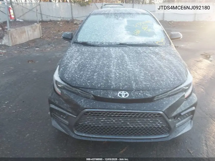JTDS4MCE6NJ092180 2022 Toyota Corolla Se