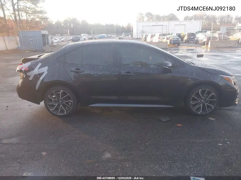 JTDS4MCE6NJ092180 2022 Toyota Corolla Se
