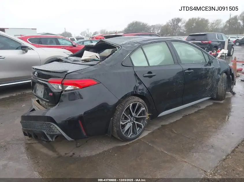 JTDS4MCE3NJ091505 2022 Toyota Corolla Se