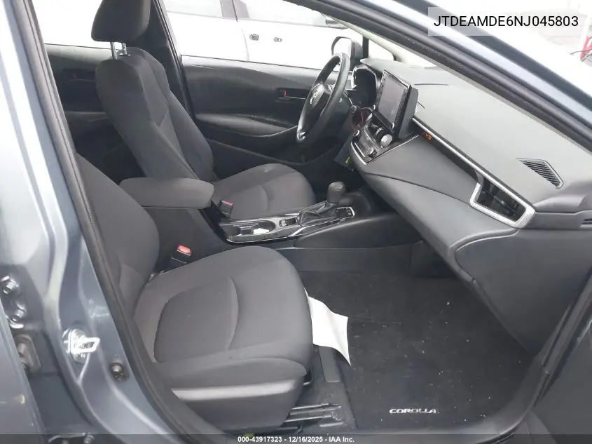 JTDEAMDE6NJ045803 2022 Toyota Corolla Hybrid Le