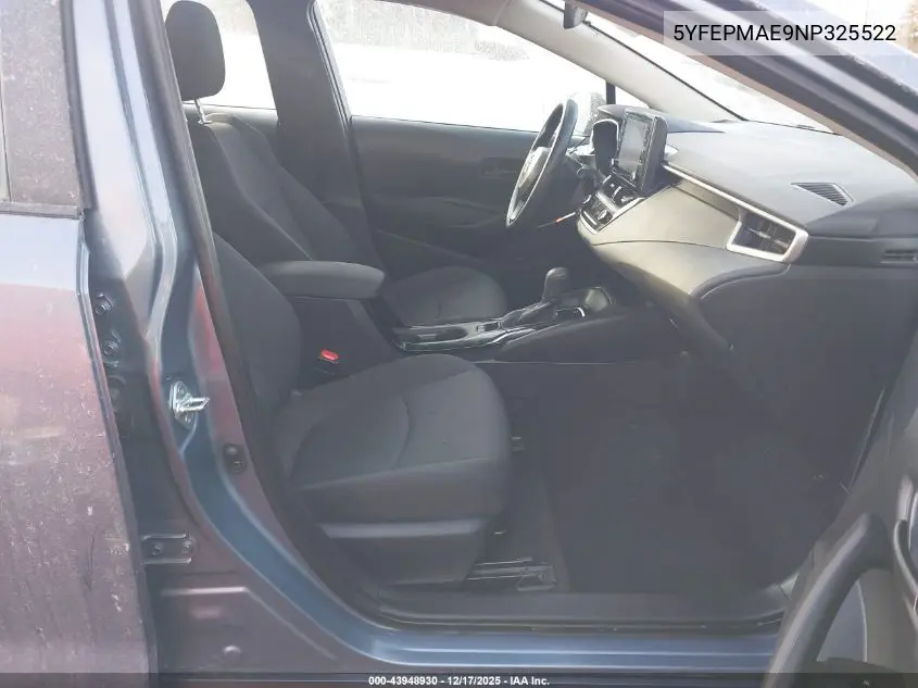 5YFEPMAE9NP325522 2022 Toyota Corolla Le