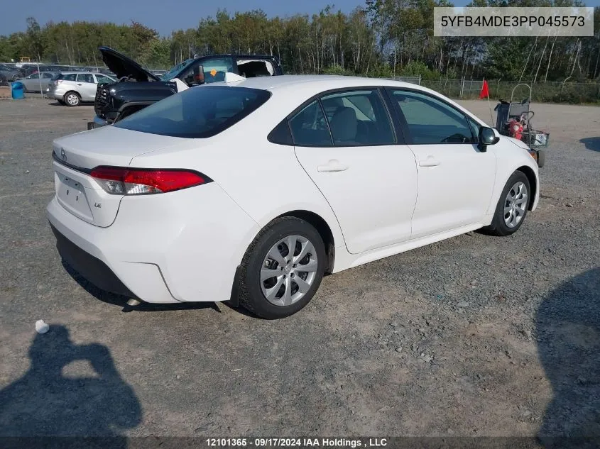 5YFB4MDE3PP045573 2023 Toyota Corolla Le