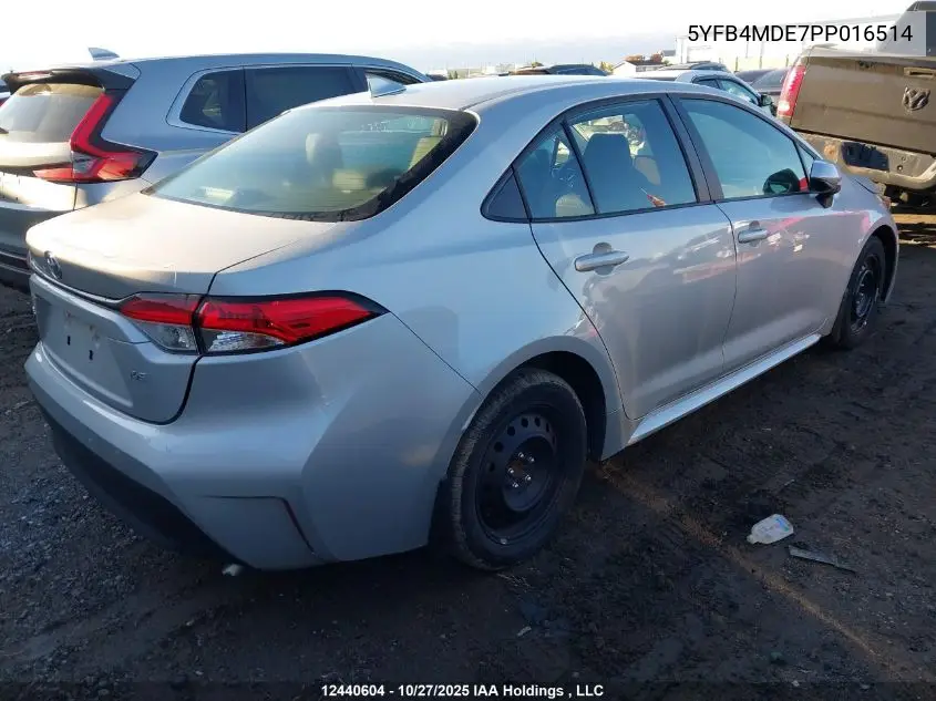 5YFB4MDE7PP016514 2023 Toyota Corolla Le