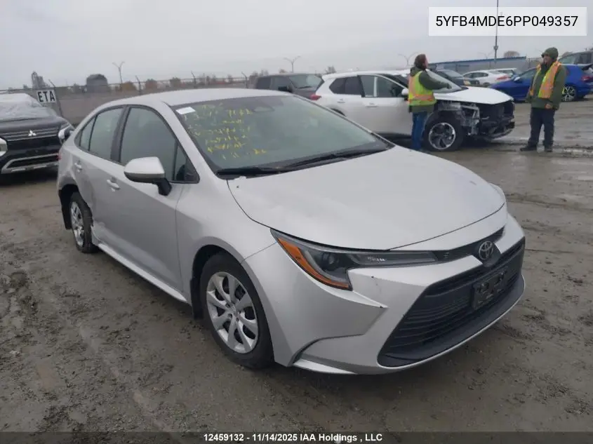 5YFB4MDE6PP049357 2023 Toyota Corolla Le
