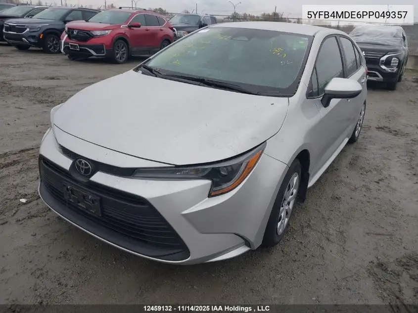 5YFB4MDE6PP049357 2023 Toyota Corolla Le