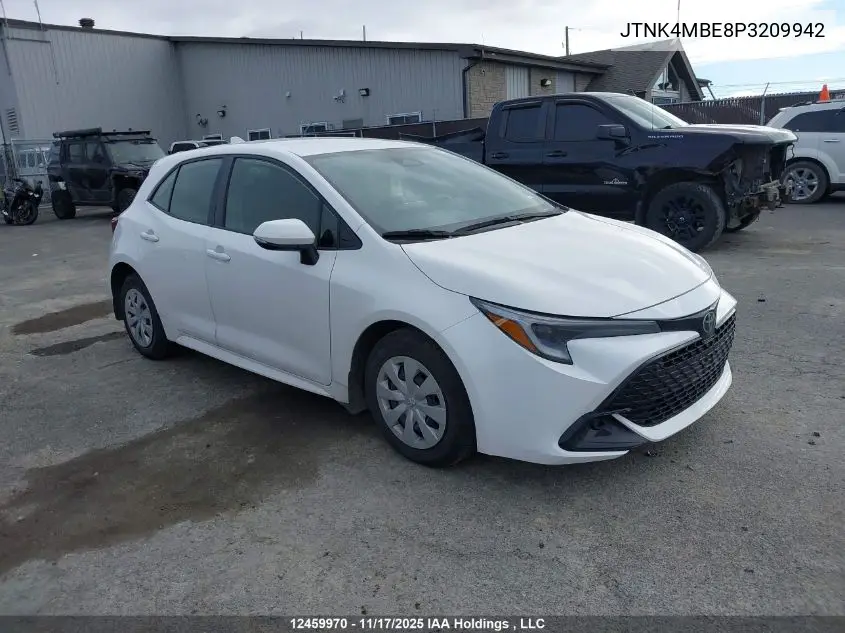 JTNK4MBE8P3209942 2023 Toyota Corolla Se