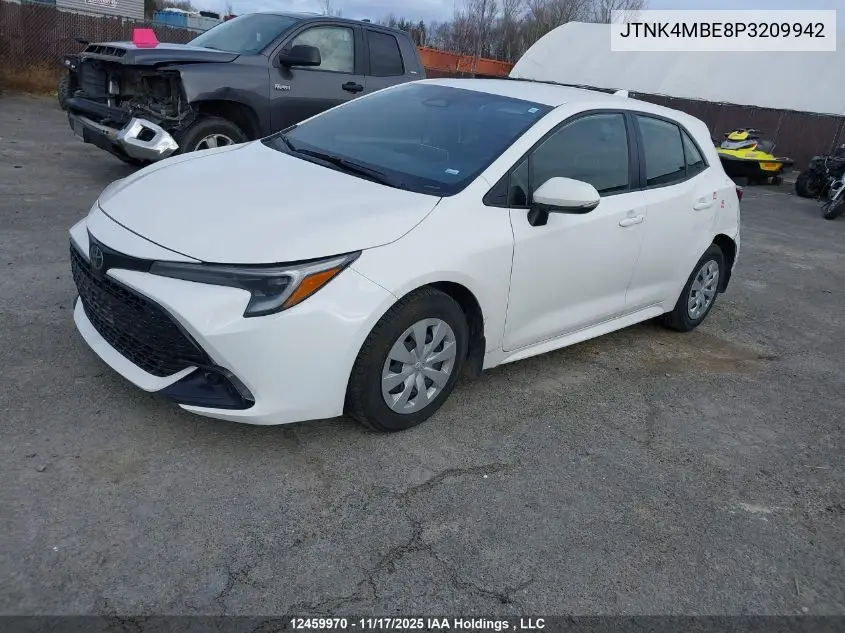 JTNK4MBE8P3209942 2023 Toyota Corolla Se