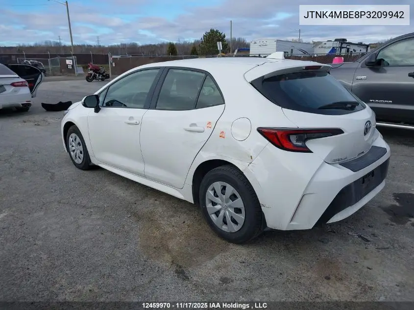 JTNK4MBE8P3209942 2023 Toyota Corolla Se