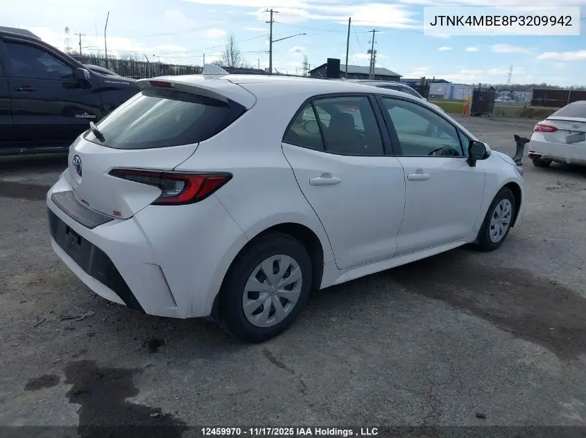 JTNK4MBE8P3209942 2023 Toyota Corolla Se