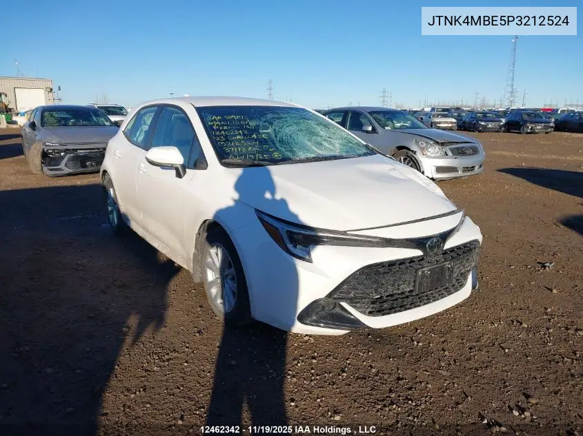 JTNK4MBE5P3212524 2023 Toyota Corolla Se