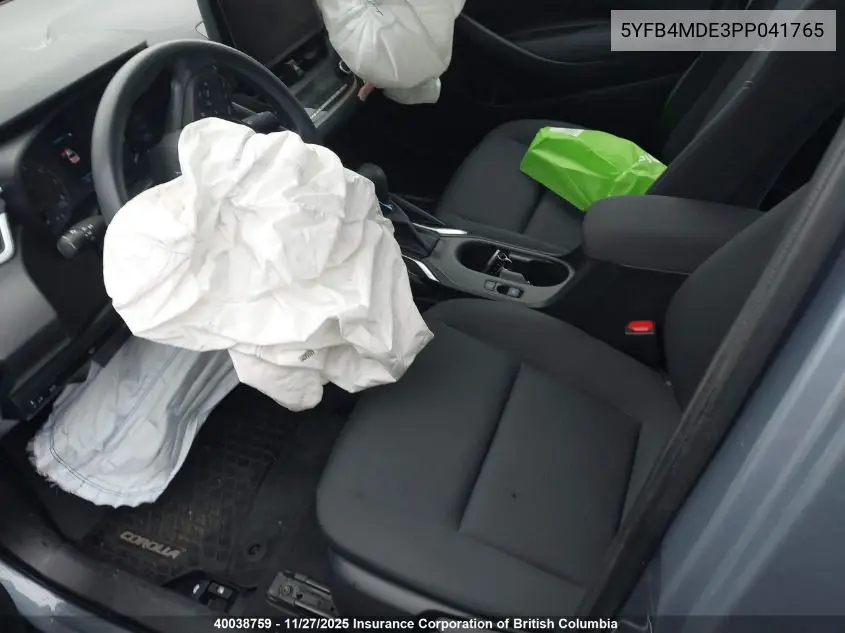 5YFB4MDE3PP041765 2023 Toyota Corolla Le