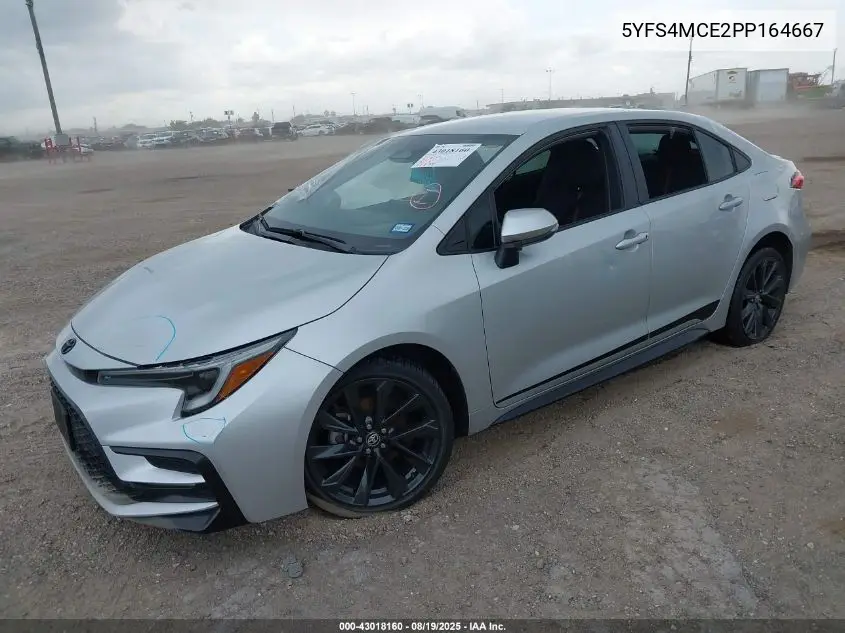 5YFS4MCE2PP164667 2023 Toyota Corolla Se