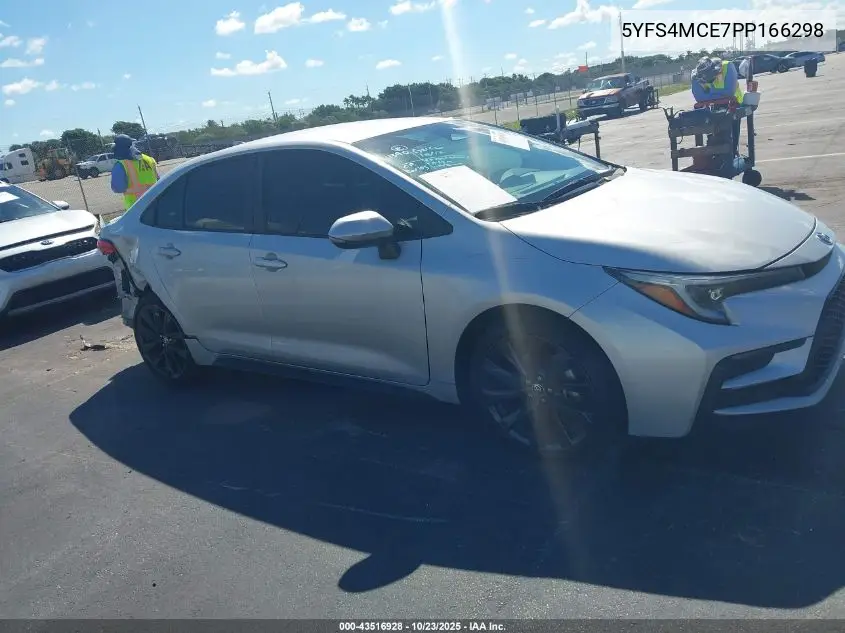 5YFS4MCE7PP166298 2023 Toyota Corolla Se