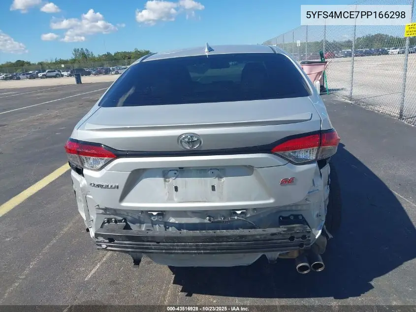 5YFS4MCE7PP166298 2023 Toyota Corolla Se