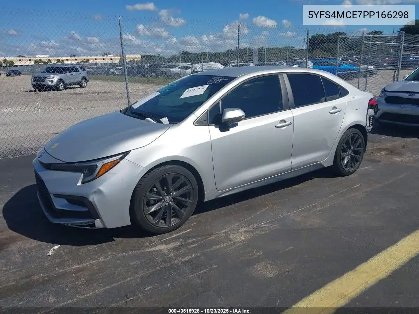 5YFS4MCE7PP166298 2023 Toyota Corolla Se