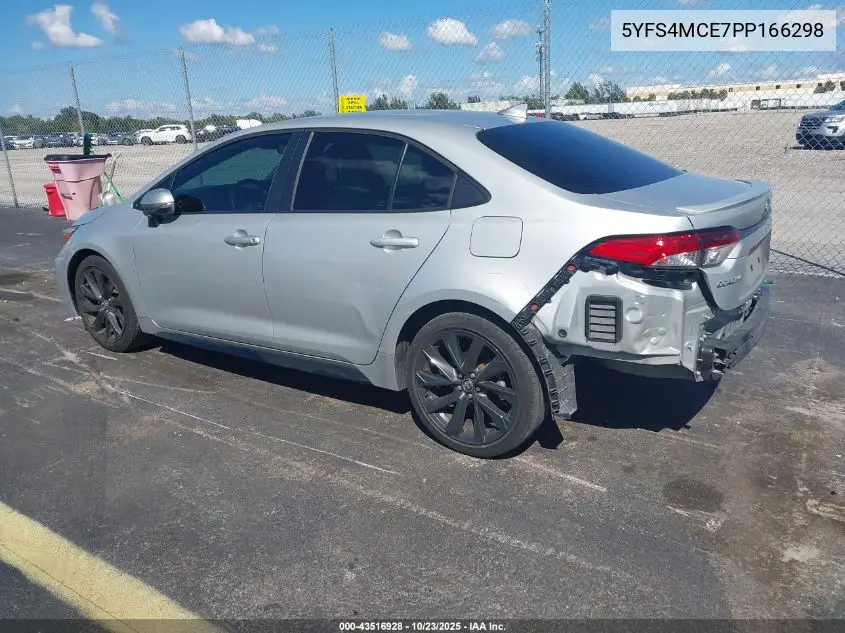 5YFS4MCE7PP166298 2023 Toyota Corolla Se