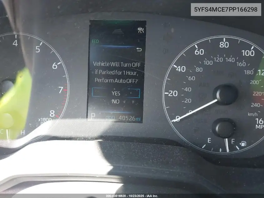 5YFS4MCE7PP166298 2023 Toyota Corolla Se