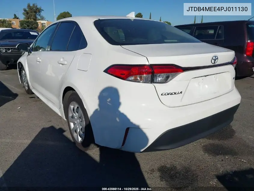 JTDB4MEE4PJ011130 2023 Toyota Corolla Le