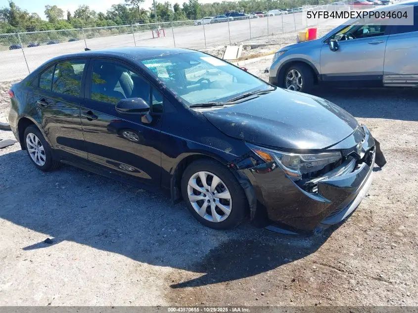 5YFB4MDEXPP034604 2023 Toyota Corolla Le